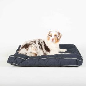 DGS Pet Products Repelz-It Upholstery Chenille Rectangle Pet Bed Small Blue/Grey 26" x 34" x 4.5" (Color: Blue/Grey, size: Extra Large) DGS Pet Products Repelz-It Upholstery Chenille Rectangle Pet Bed Small Blue/Grey 26" x 34" x 4.5" (Color: Blue/Grey, size: Extra Large)